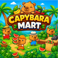 Capybara Mart is a fun supermarket tycoon game. Run a modest store, be a capybara. Stock items, fill shelves, serve clients, and your firm will grow into a profitable supermarket.