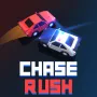 Chase Rush is a fluid arcade driving game in which you drive a tiny car in a large open arena as a swarm of police cars pursues you. Your aim is straightforward but dramatic: avoid the cops, mislead them into colliding, and achieve the best possible score.