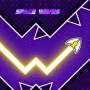 You are in charge of a future spaceship in Space Waves as you navigate through dangerous tunnels full of spikes, whirling gears, enemy ships, and other weird things.