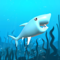Big Shark is a fast-paced 2D underwater survival game with a simple, but captivating premise: You’re a shark, swimming across an ocean full of life – and peril. The main objective is to survive the longest and grow into the biggest shark in the water by eating other marine life.
