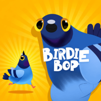 In Birdie Bop, a simple reflex-based video game, players control a hungry bird collecting food while avoiding bees and decaying objects and completing level-specific objectives.