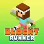 In Blocky Runner, you play as comical blocky-style runners who have to get through a race full of obstacles. The goal is to run as far as you can without running into anything.