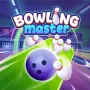 Bowling Master is an arcade bowling game that requires players to knock down all available pins and then clear as many boards in a row as possible to maintain a winning streak.