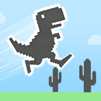 Doodle Dino Run is an infinite runner that's simple to get into but challenging. Players navigate tiny dinosaurs through a doodle-style environment of cactus, obstacles, and surprises.