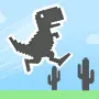 Doodle Dino Run is an infinite runner that's simple to get into but challenging. Players navigate tiny dinosaurs through a doodle-style environment of cactus, obstacles, and surprises.
