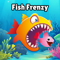 In the dangerous waters of Fish Frenzy, there are no neutral parties. Every creature is either predator or prey. Control your fish to hunt smaller prey in crowded underwater areas. Each meal increases your size, allowing you to devour stronger creatures underwater.