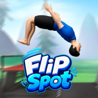 Flip Spot is a physics-based 3D stunt game that puts you on high platforms to do jumps, spins in mid-air and try to land precisely on the target area while standing upright.