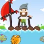 Happy fishing is an interest. Happy Fishing is an entertaining fishing game in which you must use your hook to catch as many fish as possible while avoiding explosions in the ocean.