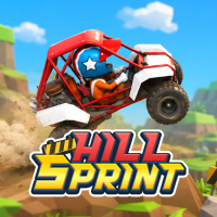 Hill Sprint is a physics-based racing game where you take the wheel and navigate rugged terrain featuring steep slopes, jumps, bridges, and obstacles. 