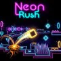 Neon Rush is a 2D rhythm platform game. The game has a cube jumping over hazards, bouncing off platforms, and avoiding obstacles to catchy techno music.