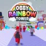 Obby Rainbow Tower is a fast-paced, winter-themed tower race in which every second and jump counts. You and your pals must start at the bottom of a massive rainbow tower and run, tumble, or be dead to reach the top.
