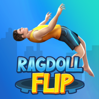You manipulate a ragdoll character in the entertaining physics-driven action game Ragdoll Flip. The objective is to perform aerial somersaults and land safely. 