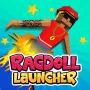 Ragdoll Launcher is about throwing ragdoll monsters far. Fun physics game. The main goal is easy: get the most distance by carefully changing the launch force, angle, and upgrades.