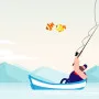 The Fish Master is a hyper‑casual fishing game. The goal is to catch as many fish as possible. To do that, you must aim and release the hook at the right time. 