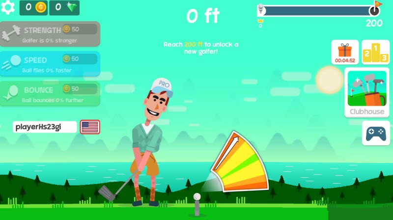 how to play Golf Hit