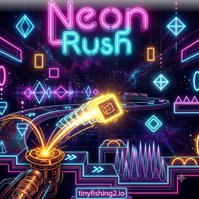Play Neon Rush online free!