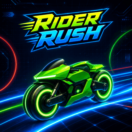 Play Rider Rush now &ndash; dodge hazards and master the speed!